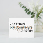 Bruiloften Genius Briefkaart (Staand voorkant)