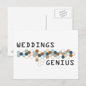 Bruiloften Genius Briefkaart (Voorkant / Achterkant)