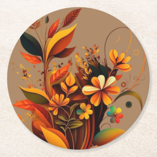 Bruiloften Uitnodigingen & Briefpapier Sla de data Ronde Kartonnen Onderzetter