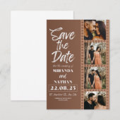 bruiloftkaart kaart (Voorkant / Achterkant)