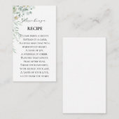 Bruiloftreceptie Enclosure kaart (Voorkant / Achterkant)