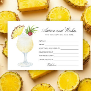 Bruiloftsadvies en -wensen voor Ananas Cocktail Briefpapier