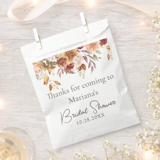 Bruiloftsborrel Bloemstukken Herfst Bedankzakje (Geknipt)