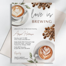 Bruiloftsborrel met koffie - De liefde borrelt op