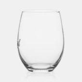 Bruiloftsborrel set - Angel Wijnglas Zonder Voet (Links)