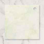 Bruiloftsbosgroen Favoritielabel Bedankjes Labels (Achterkant)