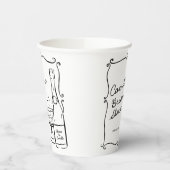 Bruiloftsbrunch en bubbels papieren bekers (Links)