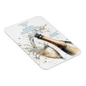 Bruiloftsbrunch met champagne magneet (Rechterzijde)