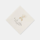 Bruiloftsbrunch met champagnetoost servet (Hoek)