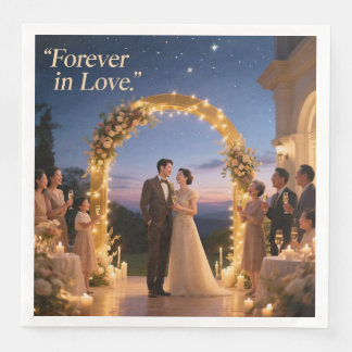 Bruiloftsdiner servetten