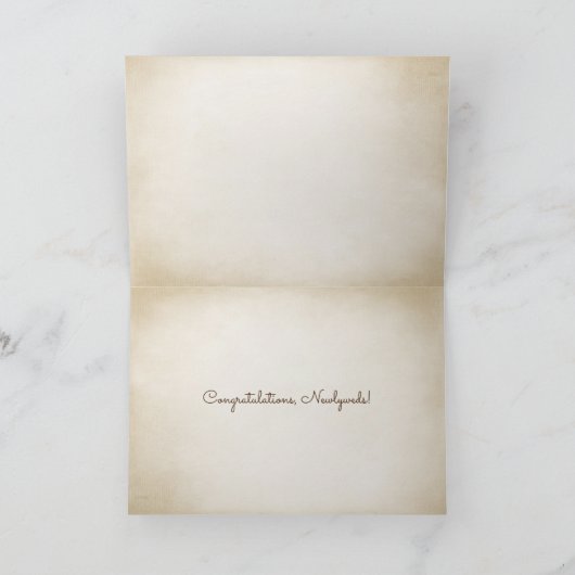 bruiloftsdrift en zeemannen met schelpen kaart (Binnen)