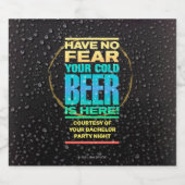 Bruiloftsetiket voor bierfles bier etiket (Enkel label)