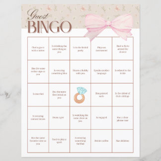 Bruiloftsfeest Gast Bingo