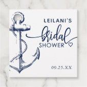 Bruiloftsfeest met Anker Bedankjes Labels (Voorkant)