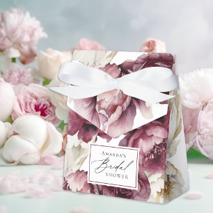 Bruiloftsfeest met Landelijke Bloemen Overvloed Bedankdoosjes