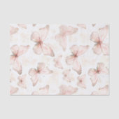 Bruiloftsfeest met mooie roze vlinders tissuepapier (Voorkant)