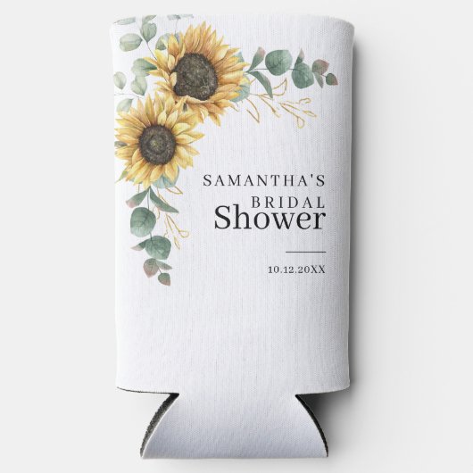 Bruiloftsfeest met zonnebloemen en groen (Voorkant)