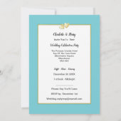 Bruiloftsfeest na de bruiloft in Cyprus Kaart (Achterkant)