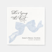 Bruiloftsfeest servetten | Ze heeft de knoop doorg (Voorkant)