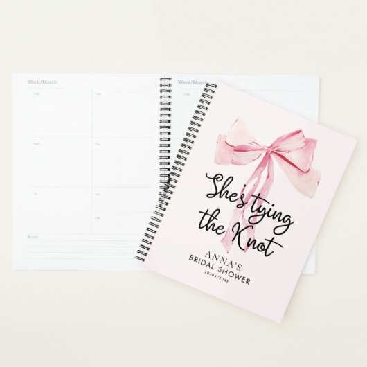 Bruiloftsfeest 'She Tying The Knot' Planner (Display)