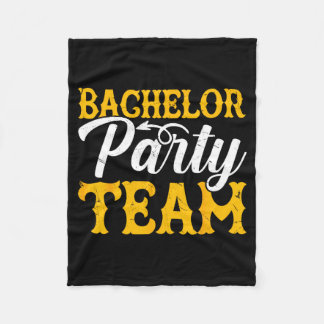 Bruiloftsfeest Team Bruidegom Kleding Trouwen Grap Fleece Deken