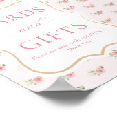 Bruiloftsfeest Thee Party Kaarten en Cadeaus Poster (Hoek)