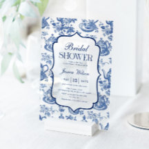 Bruiloftsfeest Theepartij Blauw Witte Chinoiserie