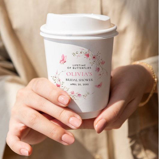Bruiloftsfeest Vlinders Papieren Bekers