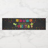 Bruiloftsfeest Waterfles Label Etiket (Enkel label)