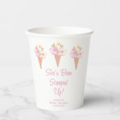 Bruiloftsfeest 'Ze is gescooped!' Papieren Bekers (Voorkant)
