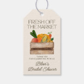 Bruiloftsfeestje Fresh Off The Market Cadeaulabel (Voorkant)