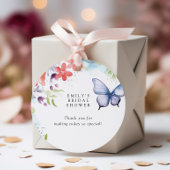 Bruiloftsfeestje 'Hij Geeft Me Vlinders' Bedankjes Labels