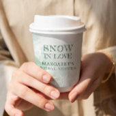 Bruiloftsfeestje 'Snow in Love' Papieren Bekers