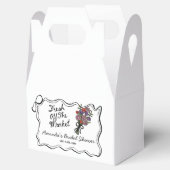 Bruiloftsfeestje 'Vers van de Markt' Bedankdoosjes (Geopend)