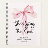 Bruiloftsfeestje 'Zij Knoopt De Knoop' Planner (Voorkant)