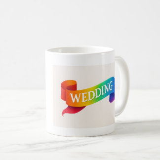 Bruiloftsfeestlint Koffiemok