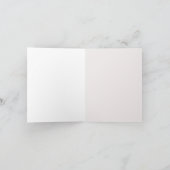 Bruiloftsgeschenk Dank u roze bloemen Bedankkaart (Binnen)