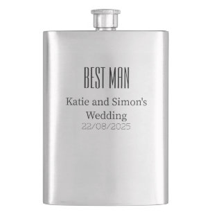 Bruiloftsgeschenk Groomsman Heupfles