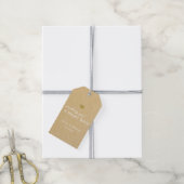 Bruiloftsgeschenk Rustic Kraft S'mores Cadeaulabel (Met Touw)