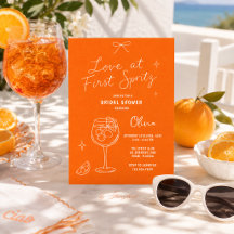 Bruiloftsinvitaties voor Love at First Spritz