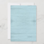 Bruiloftsjubileumfeest Sand Dollars Kaart (Achterkant)