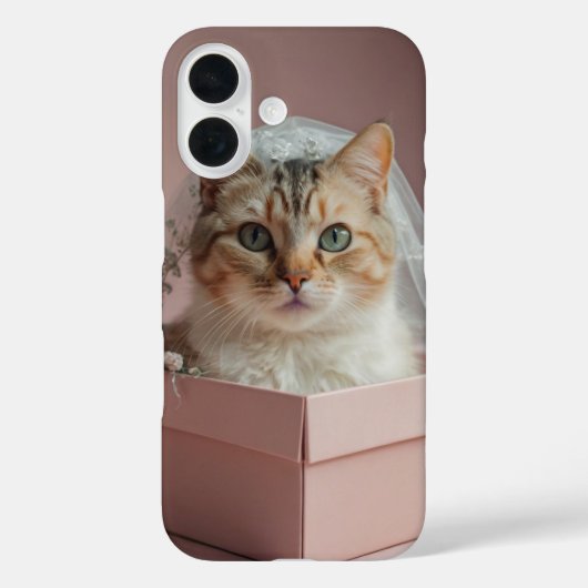 bruiloftskat Case-Mate iPhone case (Achterkant)