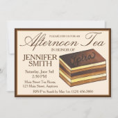 Bruiloftsontbijt met Opera Cake-thema Kaart (Voorkant)