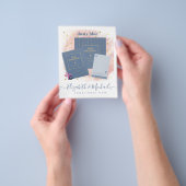 Bruiloftsontwerp in streetparty stijl eigen stoffi flyer (Hand)