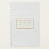 Bruiloftsplanner voor bruid en bruidegom met rusti planner (Voorkant)