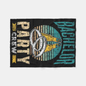 Bruiloftsploeg Bruidegom Bruid Team  Fleece Deken (Voorkant (Horizontaal))