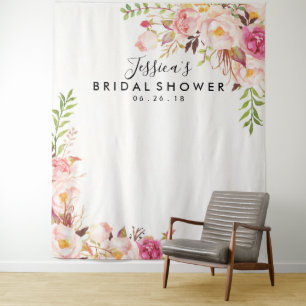 Bruiloftsshower Achtergrond - Fotorekwisiet - Foto Wandkleed