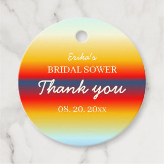 Bruiloftsshower Bedankjes Favor Tag Ocean Horizon Labels