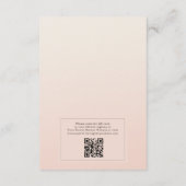 Bruiloftsshower 'Coffee Love is Brewing' QR-code Kaart (Achterkant)