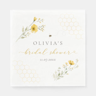 Bruiloftsshower Meant to Bee Servet